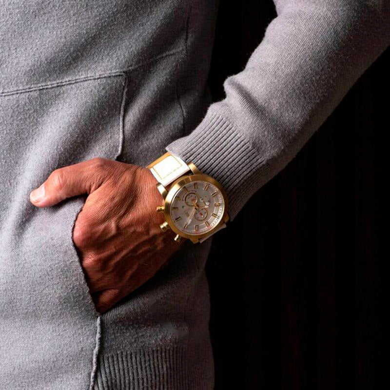 Relógio Rogue Chronograph Quartzo Mostrador Branco 52 mm - Mercado de Luxo - O Maior E-Commerce de Bens, Produtos e Serviços de Luxo do Brasil.
