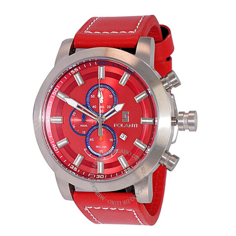 Relógio Rogue Chronograph Quartz Mostrador Vermelho 52 mm - Mercado de Luxo - O Maior E-Commerce de Bens, Produtos e Serviços de Luxo do Brasil.