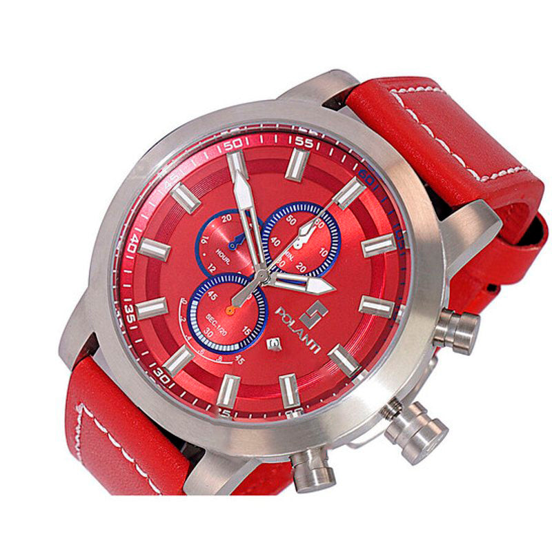 Relógio Rogue Chronograph Quartz Mostrador Vermelho 52 mm - Mercado de Luxo - O Maior E-Commerce de Bens, Produtos e Serviços de Luxo do Brasil.