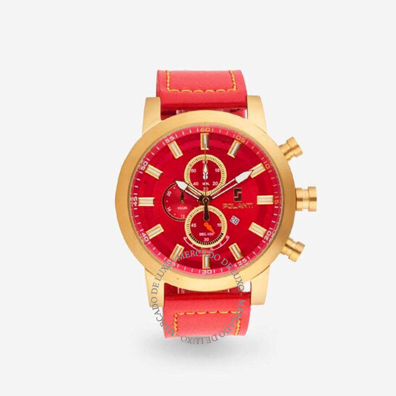 Relógio Rogue Chronograph Quartz Mostrador Vermelho 52 mm - Mercado de Luxo - O Maior E-Commerce de Bens, Produtos e Serviços de Luxo do Brasil.