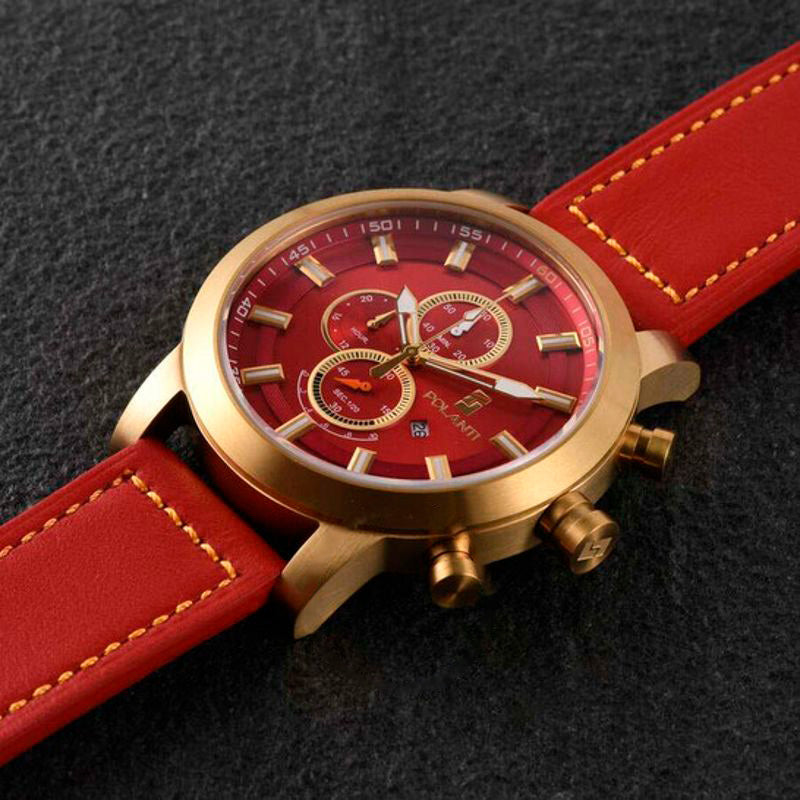 Relógio Rogue Chronograph Quartz Mostrador Vermelho 52 mm - Mercado de Luxo - O Maior E-Commerce de Bens, Produtos e Serviços de Luxo do Brasil.