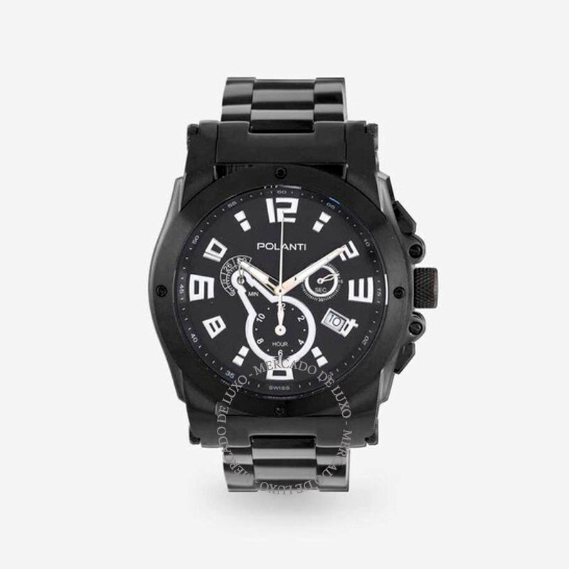 Relógio Zone Chronograph Mostrador Preto 48 mm - Mercado de Luxo - O Maior E-Commerce de Bens, Produtos e Serviços de Luxo do Brasil.