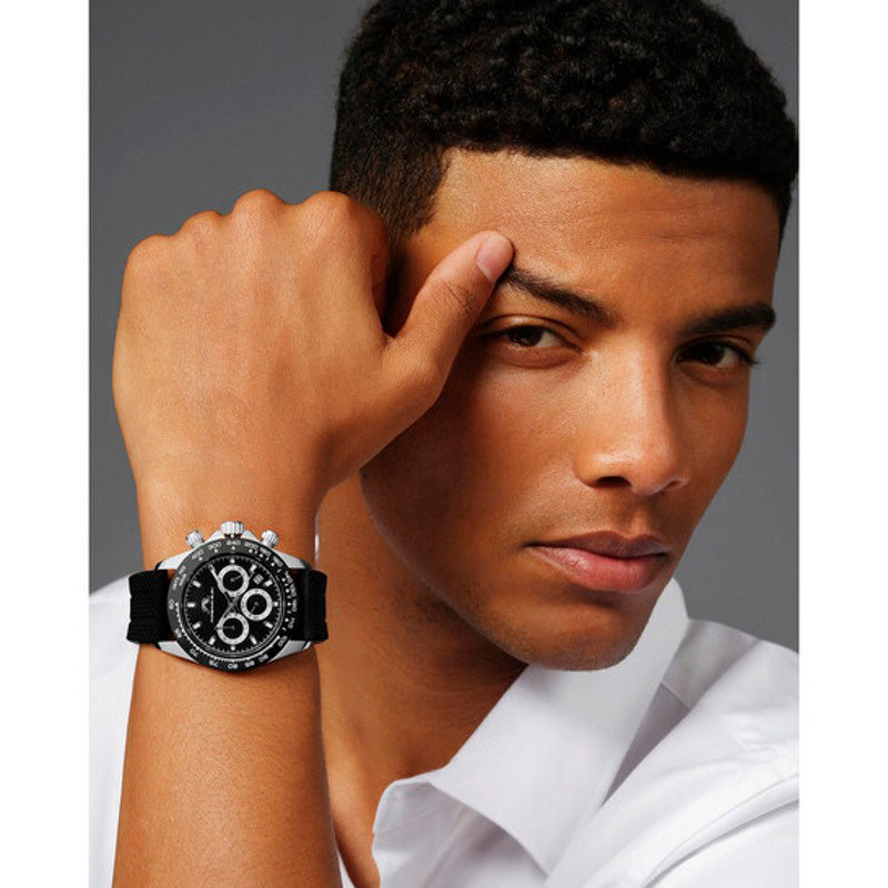 Relógio Preston Sport Chronograph Quartzo Mostrador Preto 41 mm - Mercado de Luxo - O Maior E-Commerce de Bens, Produtos e Serviços de Luxo do Brasil.