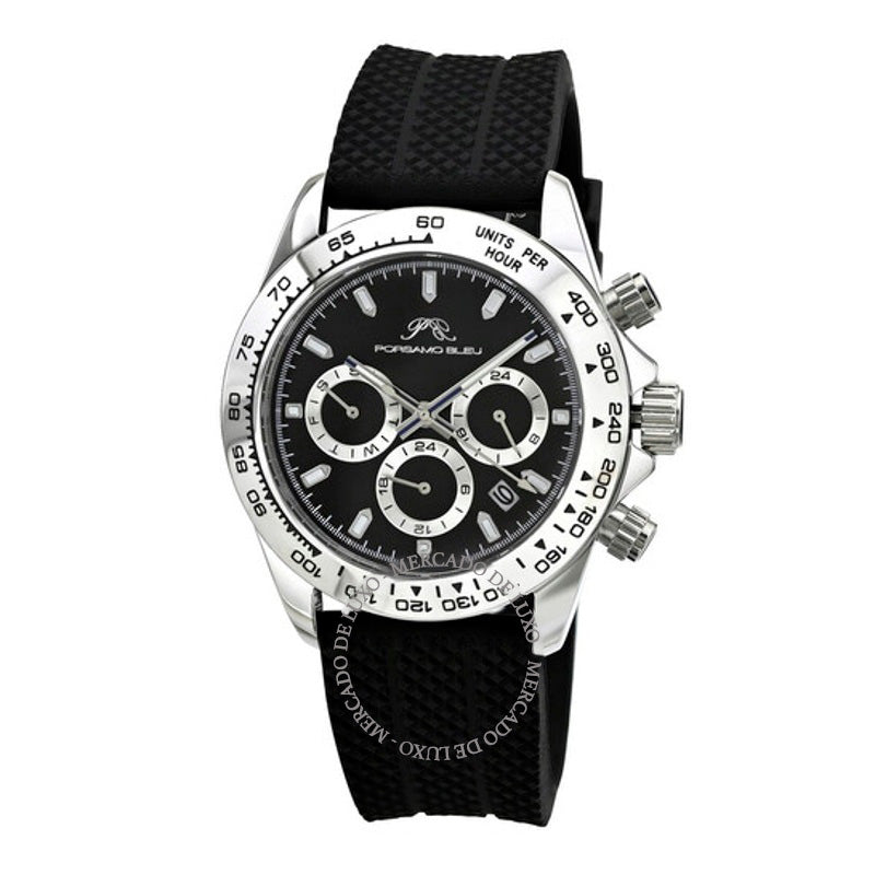 Relógio Preston Sport Chronograph Quartzo Mostrador Preto  - Mercado de Luxo - O Maior E-Commerce de Bens, Produtos e Serviços de Luxo do Brasil.