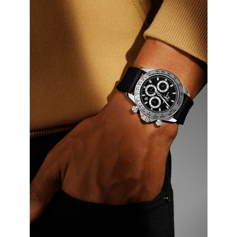 Relógio Preston Sport Chronograph Quartzo Mostrador Preto  - Mercado de Luxo - O Maior E-Commerce de Bens, Produtos e Serviços de Luxo do Brasil.