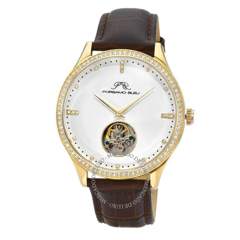 Relógio William Tourbillon Automático Mostrador Branco 45 mm - Mercado de Luxo - O Maior E-Commerce de Bens, Produtos e Serviços de Luxo do Brasil.