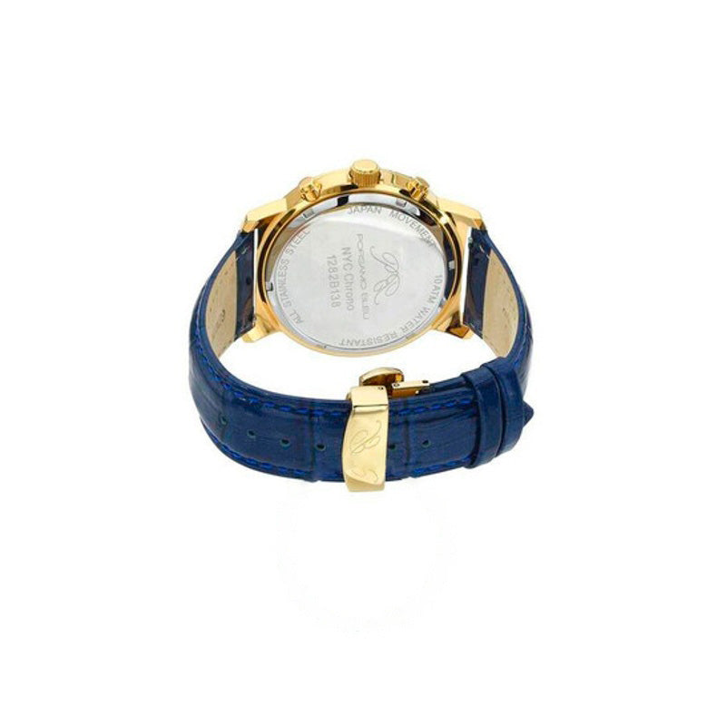 Relógio Nyc Chrono Cronógrafo Quartzo Mostrador Azul  - Mercado de Luxo - O Maior E-Commerce de Bens, Produtos e Serviços de Luxo do Brasil.