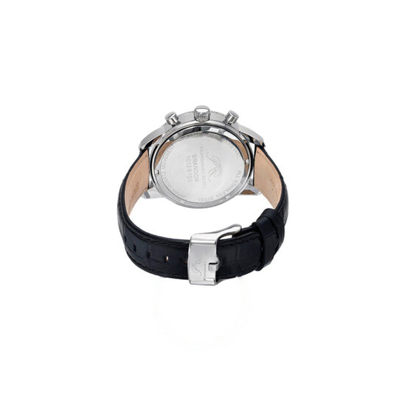 Relógio Brandon Cronógrafo Quartzo Mostrador Prata 44 mm - Mercado de Luxo - O Maior E-Commerce de Bens, Produtos e Serviços de Luxo do Brasil.