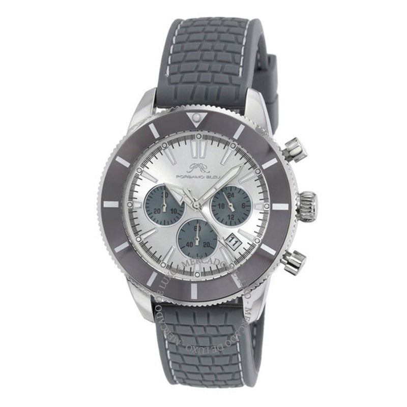 Relógio Brandon Cronógrafo Quartzo Mostrador Prata 44 mm - Mercado de Luxo - O Maior E-Commerce de Bens, Produtos e Serviços de Luxo do Brasil.