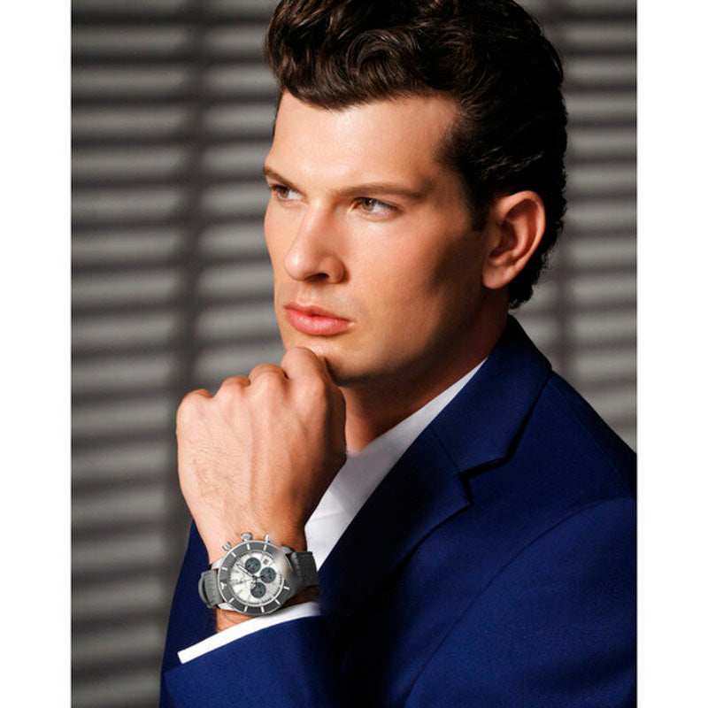 Relógio Brandon Cronógrafo Quartzo Mostrador Prata 44 mm - Mercado de Luxo - O Maior E-Commerce de Bens, Produtos e Serviços de Luxo do Brasil.