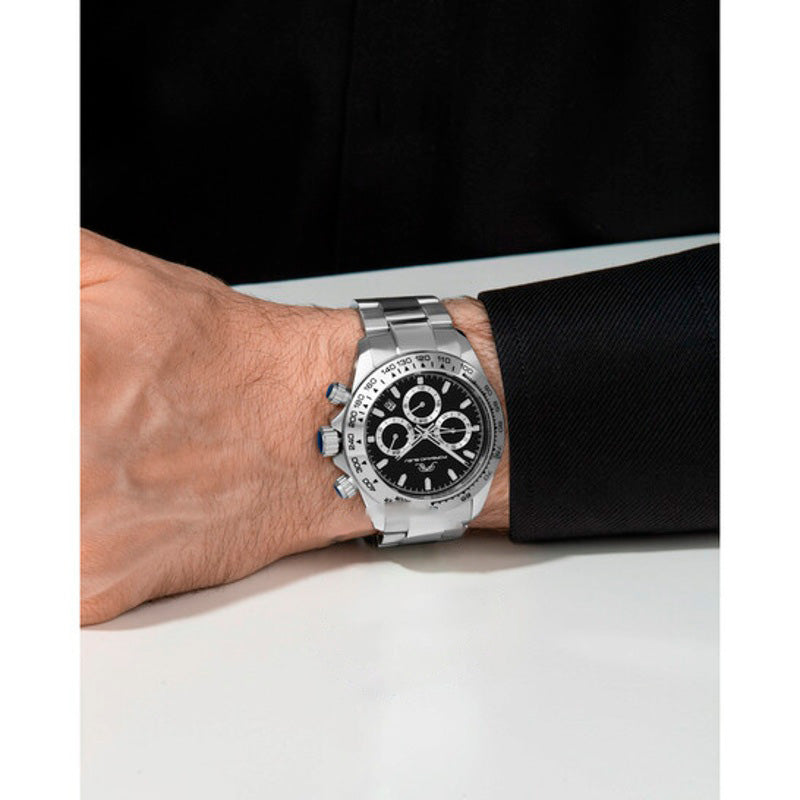 Relógio Preston Cronógrafo Quartzo Mostrador Preto 44 mm - Mercado de Luxo - O Maior E-Commerce de Bens, Produtos e Serviços de Luxo do Brasil.