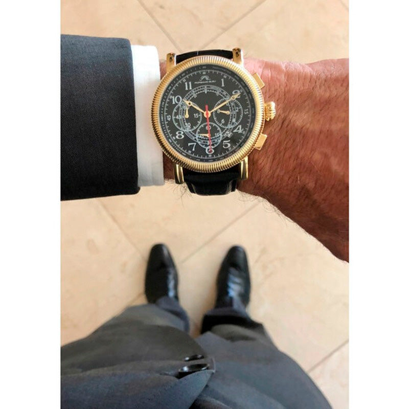 Relógio Phileas Cronógrafo Quartzo Mostrador Preto 48 mm - Mercado de Luxo - O Maior E-Commerce de Bens, Produtos e Serviços de Luxo do Brasil.