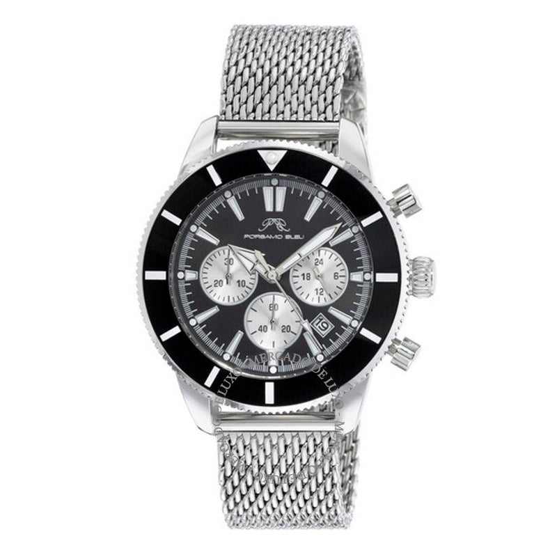 Relógio Cronógrafo Brandon Quartzo Mostrador Preto 44 mm - Mercado de Luxo - O Maior E-Commerce de Bens, Produtos e Serviços de Luxo do Brasil.