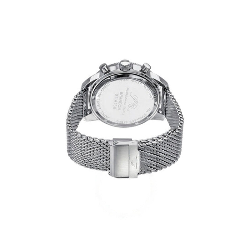 Relógio Cronógrafo Brandon Quartzo Mostrador Preto 44 mm - Mercado de Luxo - O Maior E-Commerce de Bens, Produtos e Serviços de Luxo do Brasil.