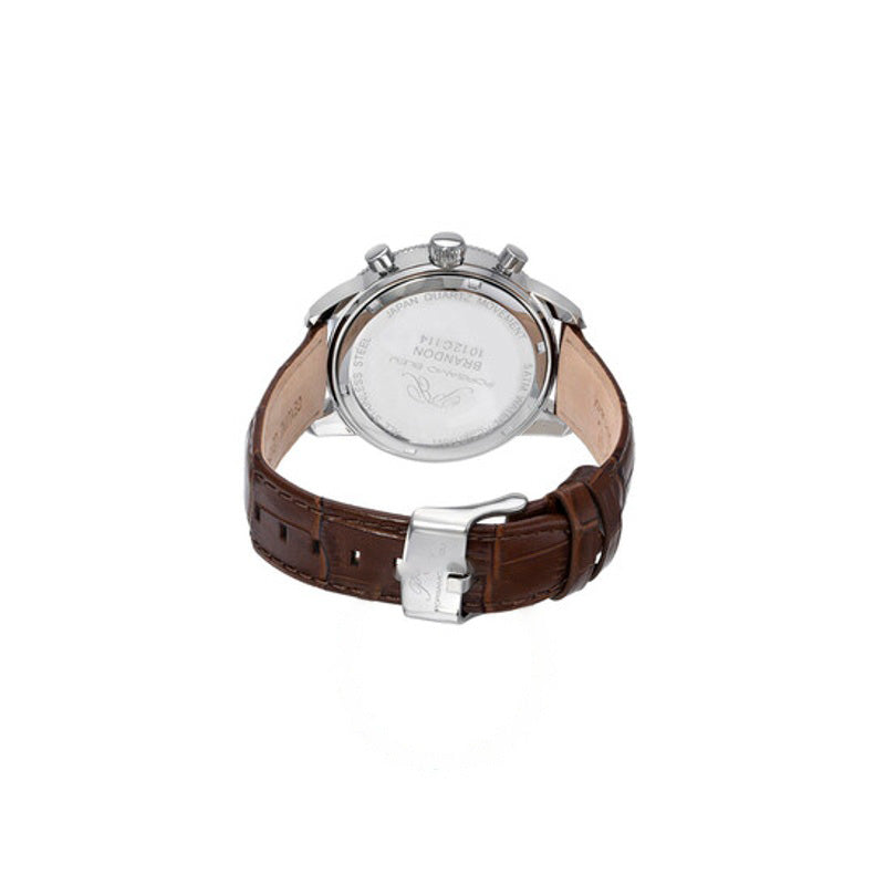 Relógio Cronógrafo Brandon Quartzo Mostrador Preto 44 mm - Mercado de Luxo - O Maior E-Commerce de Bens, Produtos e Serviços de Luxo do Brasil.