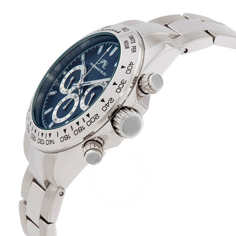 Relógio Preston Cronógrafo Quartzo Mostrador Azul 41 mm - Mercado de Luxo - O Maior E-Commerce de Bens, Produtos e Serviços de Luxo do Brasil.