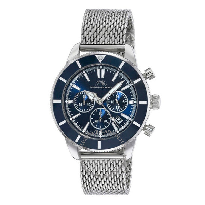 Relógio Brandon Cronógrafo Quartzo Mostrador Azul 44 mm - Mercado de Luxo - O Maior E-Commerce de Bens, Produtos e Serviços de Luxo do Brasil.