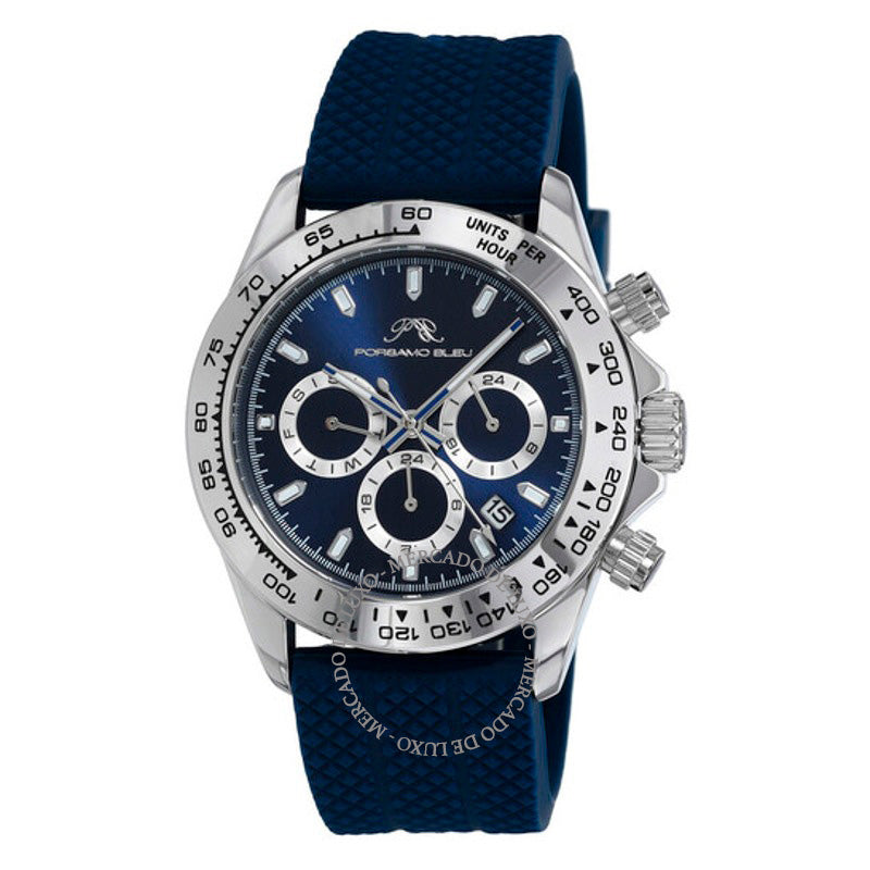 Relógio Preston Sport Quartz Mostrador Azul 41 mm - Mercado de Luxo - O Maior E-Commerce de Bens, Produtos e Serviços de Luxo do Brasil.