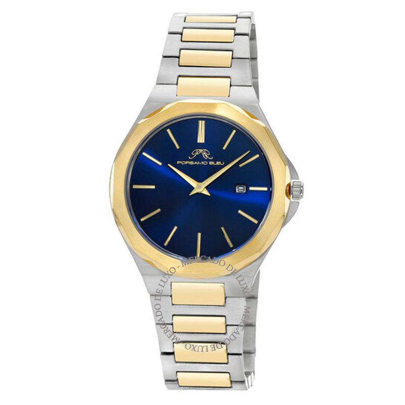 Relógio Mostrador azul de quartzo Alexander 41 mm - Mercado de Luxo - O Maior E-Commerce de Bens, Produtos e Serviços de Luxo do Brasil.