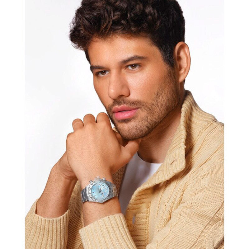 Relógio Preston Quartz Blue Dial 41 mm - Mercado de Luxo - O Maior E-Commerce de Bens, Produtos e Serviços de Luxo do Brasil.