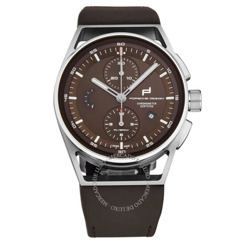 Relógio Globetimer Cronógrafo Automático Mostrador Marrom 42 mm - Mercado de Luxo - O Maior E-Commerce de Bens, Produtos e Serviços de Luxo do Brasil.