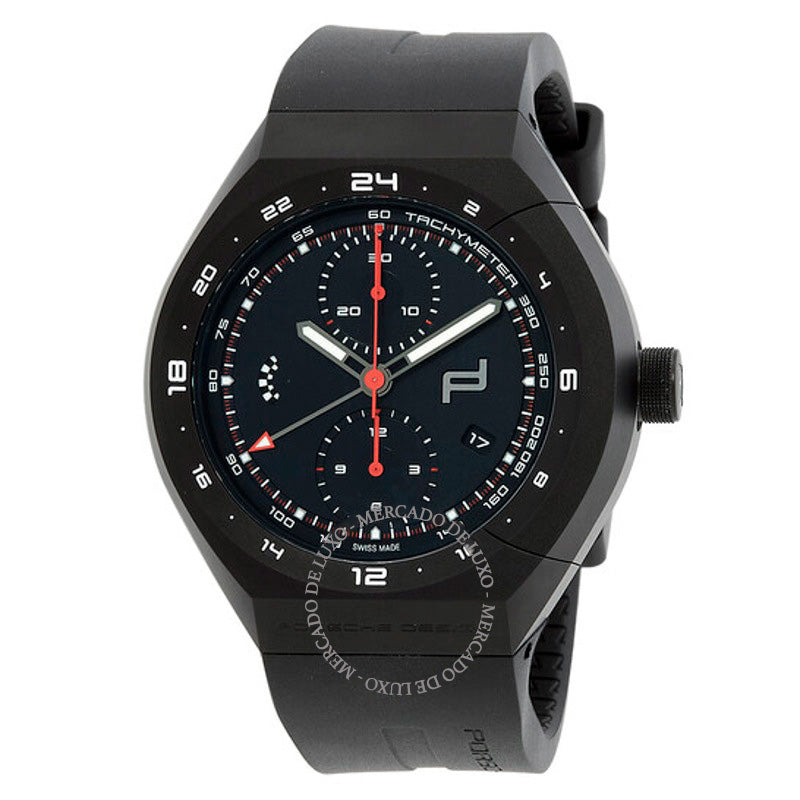 Relógio Atuador Monobloco Mostrador Preto 45 mm - Mercado de Luxo - O Maior E-Commerce de Bens, Produtos e Serviços de Luxo do Brasil.