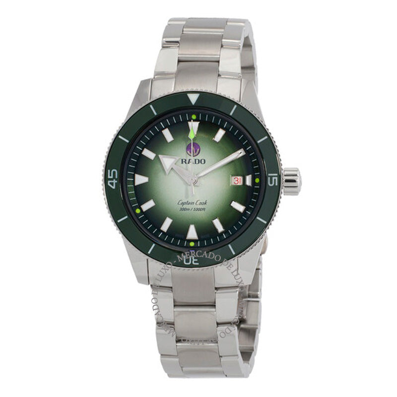 Relógio Captain Cook x Cameron Norrie Automático Mostrador Verde 42 mm - Mercado de Luxo - O Maior E-Commerce de Bens, Produtos e Serviços de Luxo do Brasil.