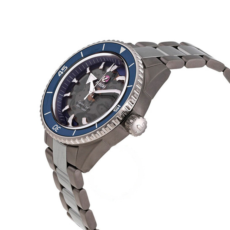 Relógio Captain Cook High-Tech Cerâmica Automático Mostrador Azul 43 mm - Mercado de Luxo - O Maior E-Commerce de Bens, Produtos e Serviços de Luxo do Brasil.