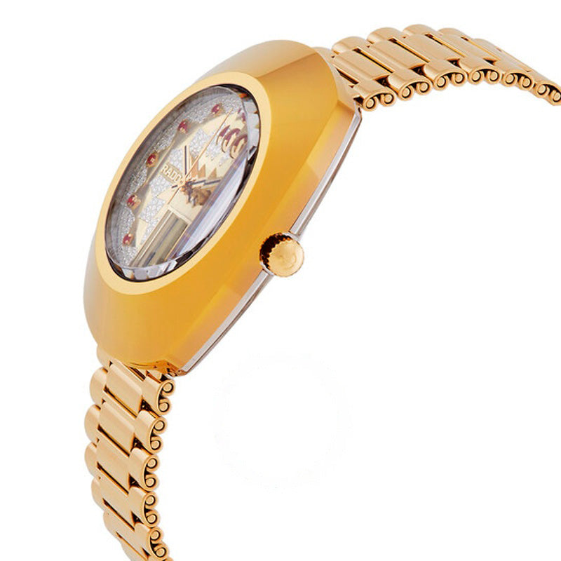 Relógio Diastar Original Automático Diamante Mostrador Champanhe 35 mm - Mercado de Luxo - O Maior E-Commerce de Bens, Produtos e Serviços de Luxo do Brasil.
