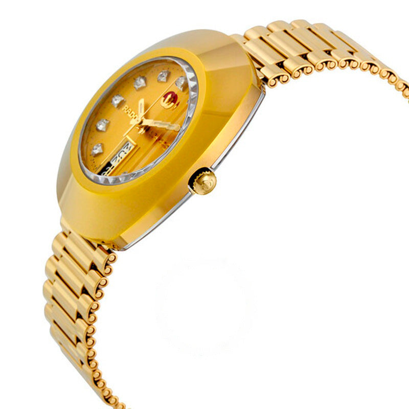 Relógio DiaStar Original Jubile Gold Automático Mostrador Dourado 35 mm - Mercado de Luxo - O Maior E-Commerce de Bens, Produtos e Serviços de Luxo do Brasil.