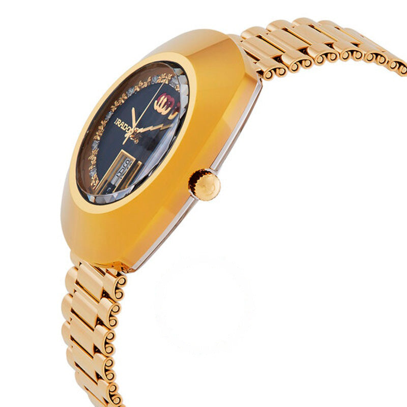 Relógio O mostrador preto diamante automático original 35 mm - Mercado de Luxo - O Maior E-Commerce de Bens, Produtos e Serviços de Luxo do Brasil.