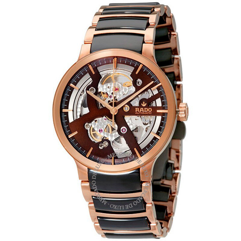 Relógio Centrix Automatic Brown Skeleton Dial 38 mm - Mercado de Luxo - O Maior E-Commerce de Bens, Produtos e Serviços de Luxo do Brasil.