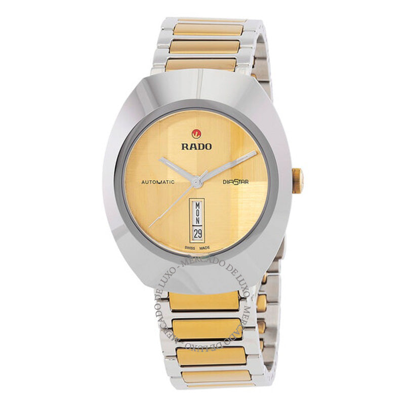 Relógio DiaStar Original Automático Mostrador Dourado 38 mm - Mercado de Luxo - O Maior E-Commerce de Bens, Produtos e Serviços de Luxo do Brasil.