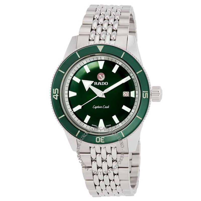 Relógio Capitão Cook Mostrador Verde Automático 42 mm - Mercado de Luxo - O Maior E-Commerce de Bens, Produtos e Serviços de Luxo do Brasil.