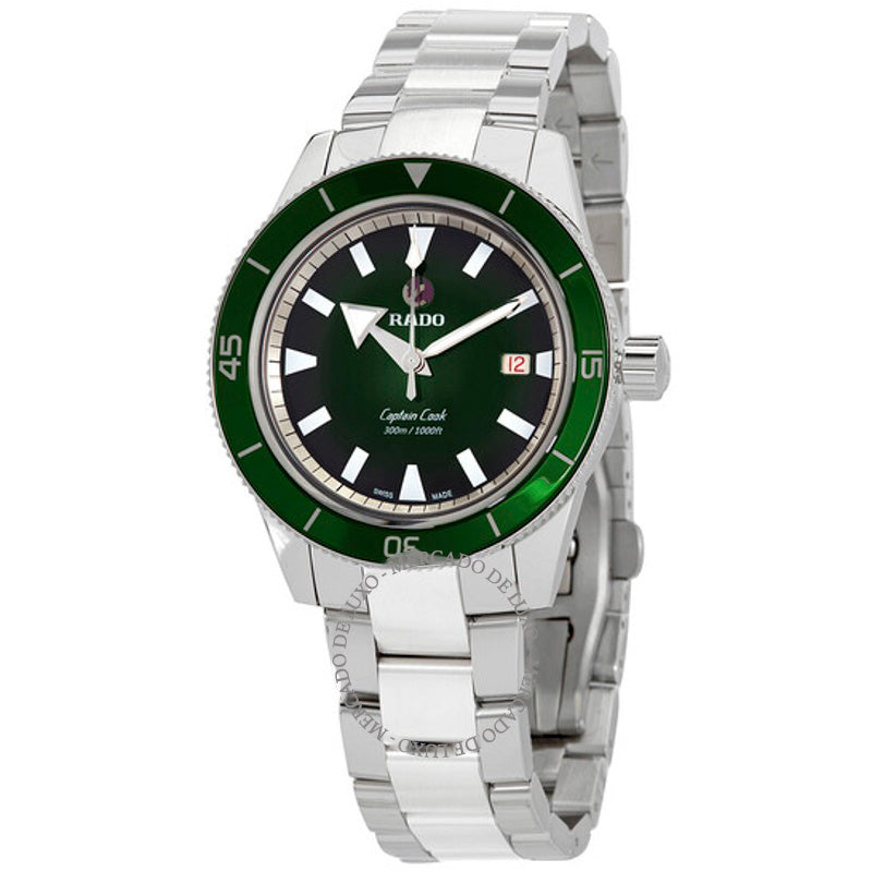 Relógio Capitão Cook Mostrador Verde Automático 42 mm - Mercado de Luxo - O Maior E-Commerce de Bens, Produtos e Serviços de Luxo do Brasil.
