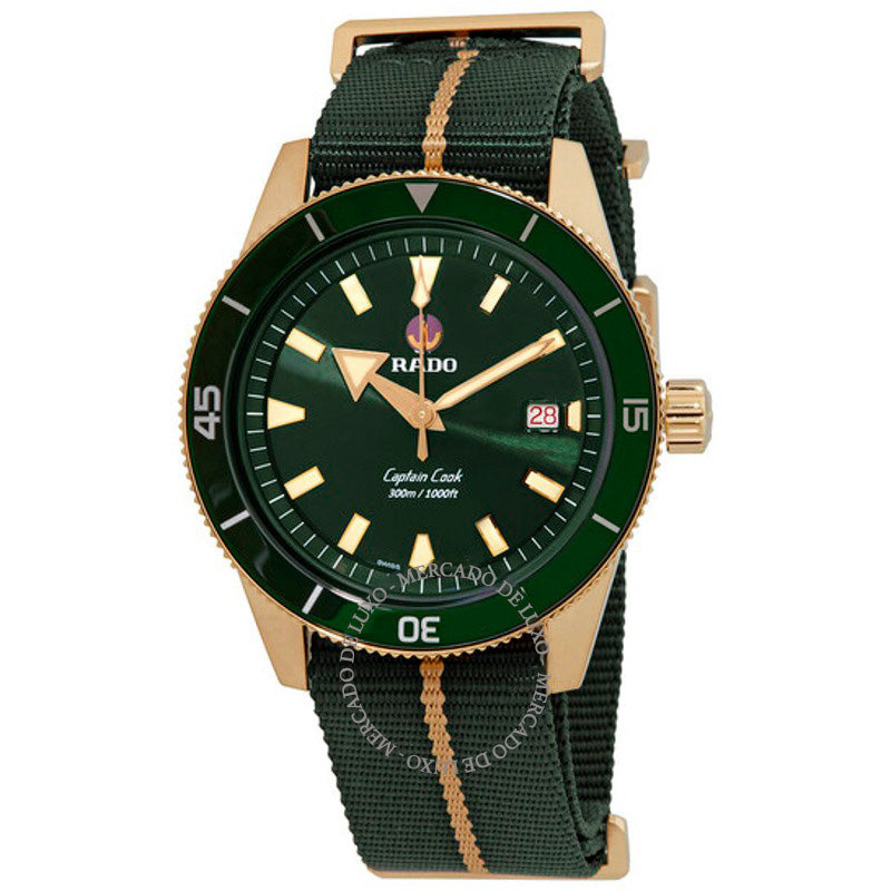 Relógio Capitão Cook Mostrador Verde Automático 42 mm - Mercado de Luxo - O Maior E-Commerce de Bens, Produtos e Serviços de Luxo do Brasil.