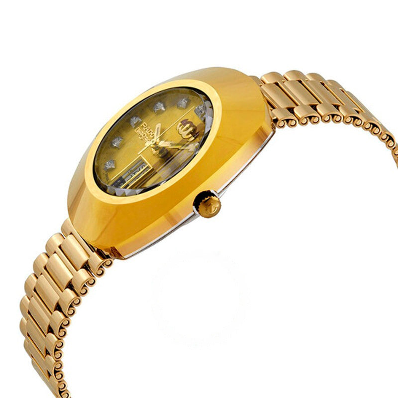 Relógio O mostrador dourado automático original  - Mercado de Luxo - O Maior E-Commerce de Bens, Produtos e Serviços de Luxo do Brasil.