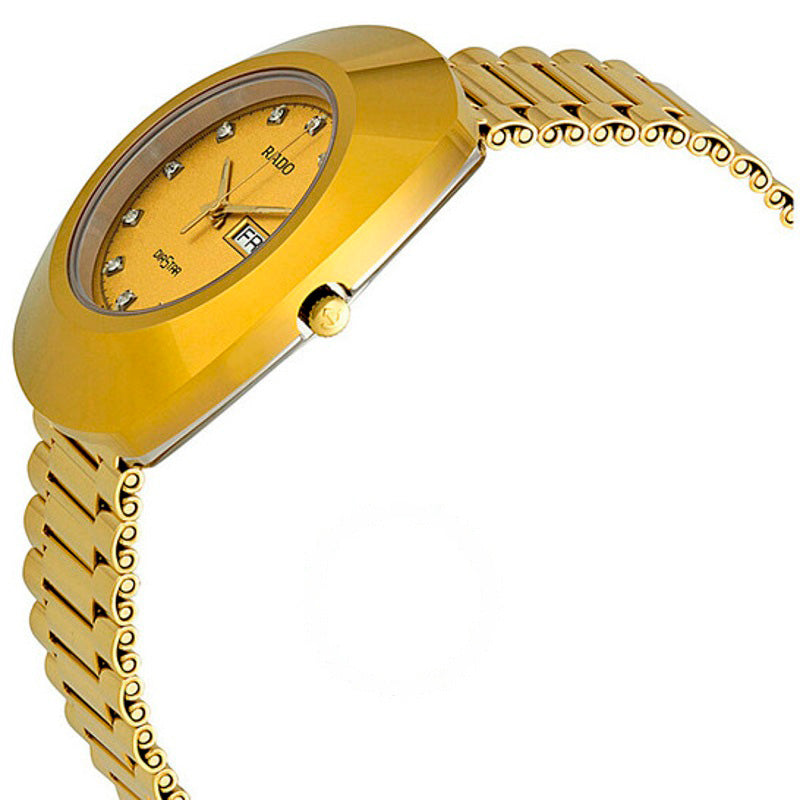 Relógio Diastar Quartzo Diamante Mostrador Dourado 35 mm - Mercado de Luxo - O Maior E-Commerce de Bens, Produtos e Serviços de Luxo do Brasil.