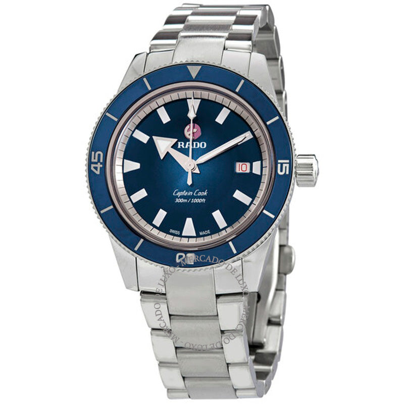 Relógio Capitão Cook Automático Mostrador Azul 42 mm - Mercado de Luxo - O Maior E-Commerce de Bens, Produtos e Serviços de Luxo do Brasil.