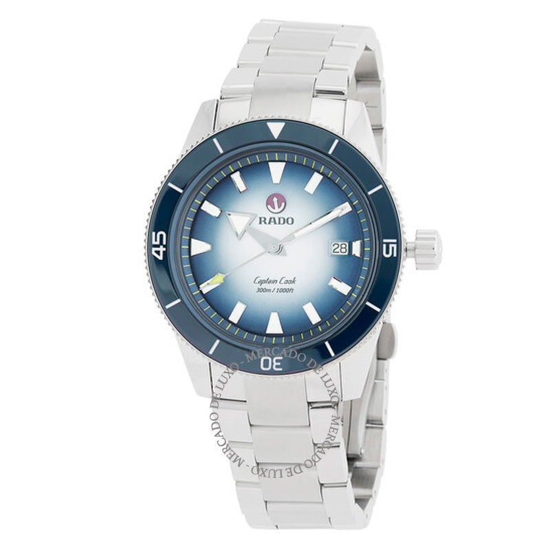 Relógio Capitão Cook Automático Mostrador Azul 42 mm - Mercado de Luxo - O Maior E-Commerce de Bens, Produtos e Serviços de Luxo do Brasil.