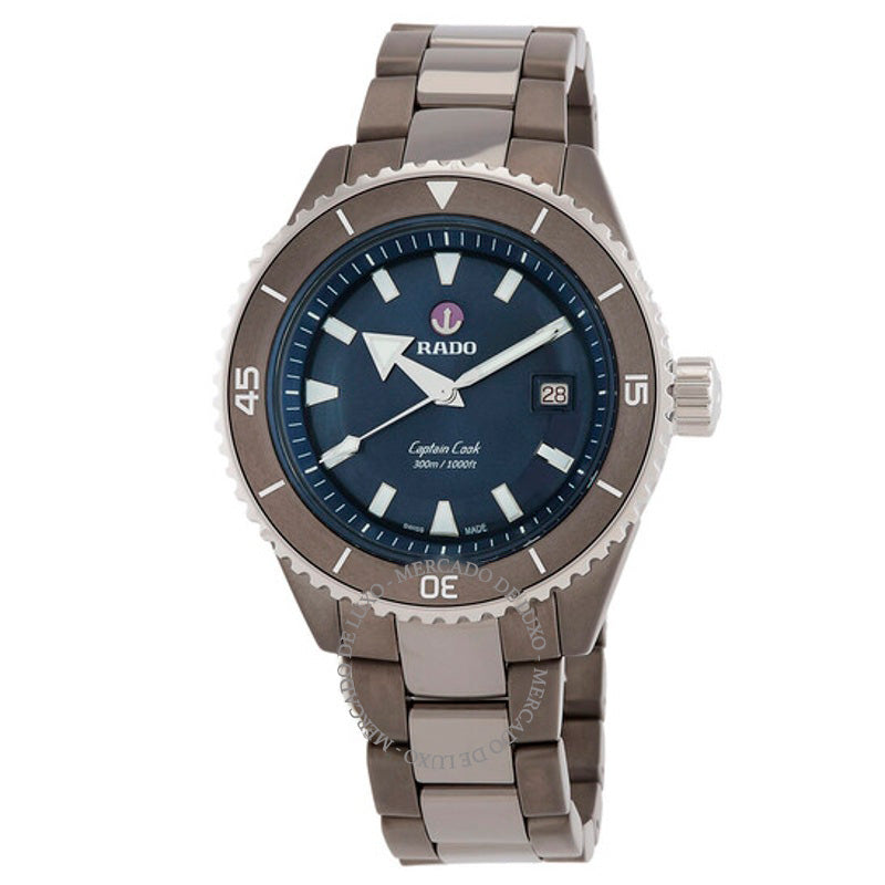 Relógio Capitão Cook Automático Mostrador Azul 43 mm - Mercado de Luxo - O Maior E-Commerce de Bens, Produtos e Serviços de Luxo do Brasil.