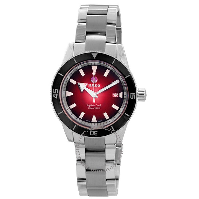 Relógio Capitão Cook Mostrador Vermelho Automático 42 mm - Mercado de Luxo - O Maior E-Commerce de Bens, Produtos e Serviços de Luxo do Brasil.