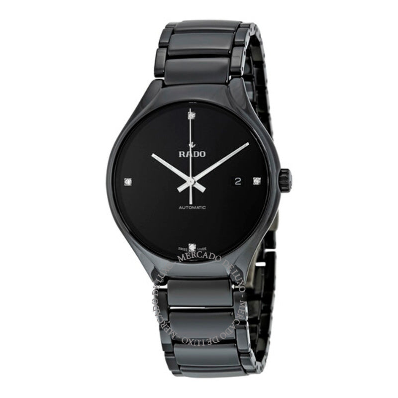 Relógio Mostrador preto automático verdadeiro 40 mm - Mercado de Luxo - O Maior E-Commerce de Bens, Produtos e Serviços de Luxo do Brasil.