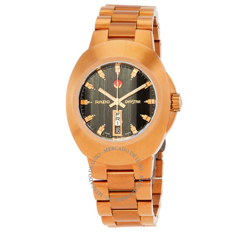 Relógio Mostrador preto automático 38 mm - Mercado de Luxo - O Maior E-Commerce de Bens, Produtos e Serviços de Luxo do Brasil.