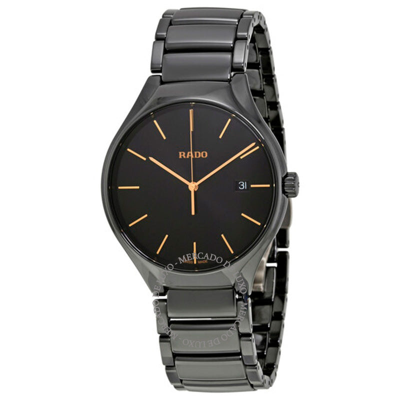 Relógio Mostrador preto verdadeiro 40 mm - Mercado de Luxo - O Maior E-Commerce de Bens, Produtos e Serviços de Luxo do Brasil.