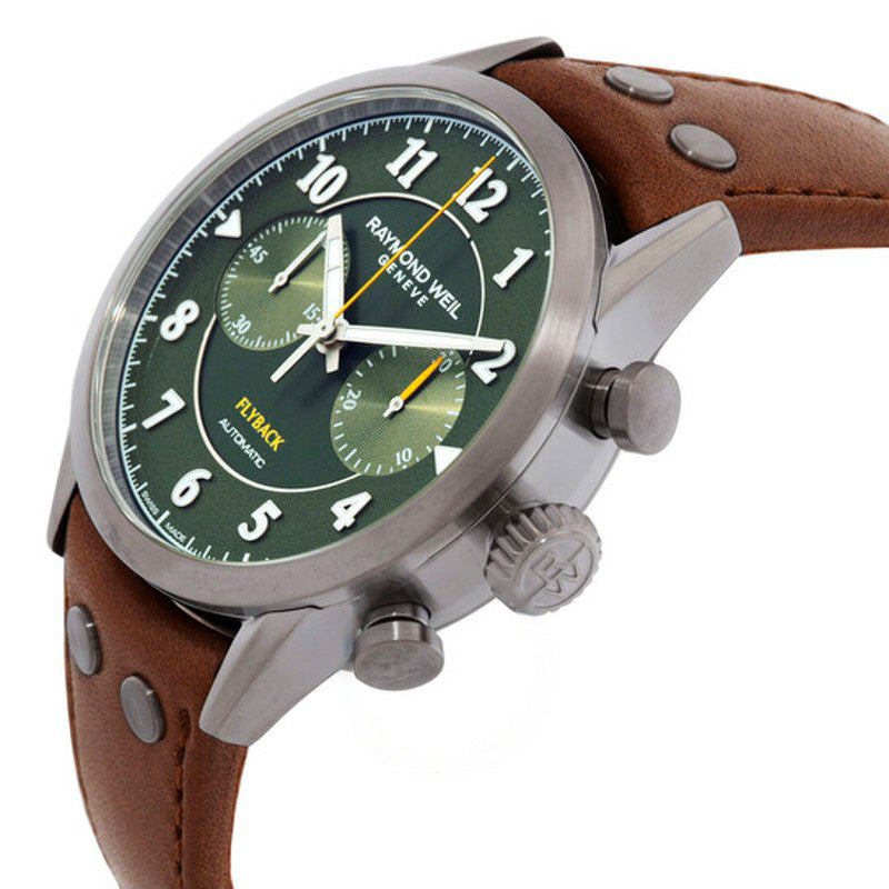 Relógio Freelancer Cronógrafo Automático Mostrador Verde 42 mm - Mercado de Luxo - O Maior E-Commerce de Bens, Produtos e Serviços de Luxo do Brasil.