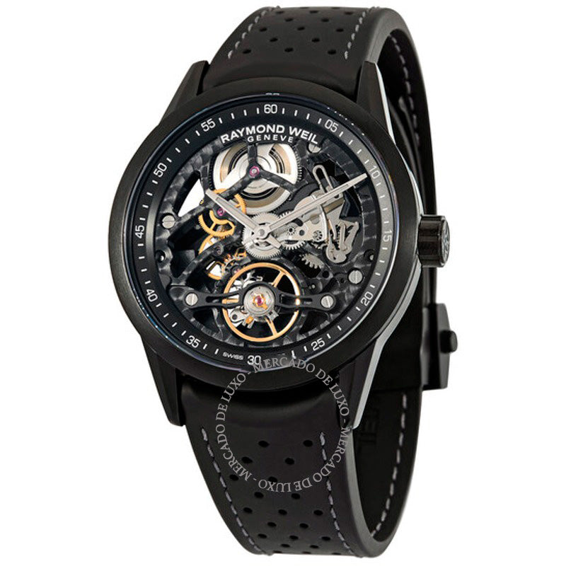 Relógio Freelancer Automático Preto Mostrador Esqueleto 42 mm - Mercado de Luxo - O Maior E-Commerce de Bens, Produtos e Serviços de Luxo do Brasil.