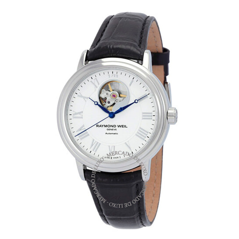 Relógio Maestro Automático Mostrador Branco 39 mm - Mercado de Luxo - O Maior E-Commerce de Bens, Produtos e Serviços de Luxo do Brasil.