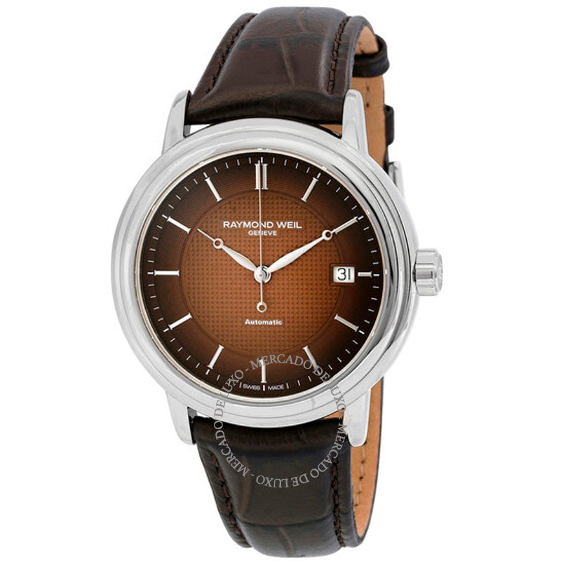 Relógio Maestro Automático Mostrador Marrom 39 mm - Mercado de Luxo - O Maior E-Commerce de Bens, Produtos e Serviços de Luxo do Brasil.