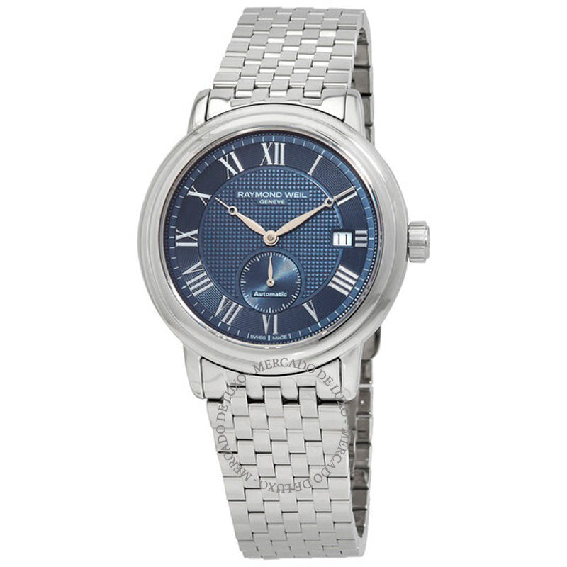 Relógio Maestro Automático Mostrador Azul 39 mm - Mercado de Luxo - O Maior E-Commerce de Bens, Produtos e Serviços de Luxo do Brasil.